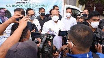 CM flags off 1 MT of Chak-Hao to Europe