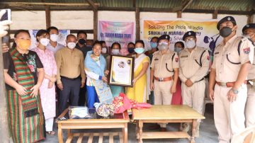 Dist Admn Imphal East fetes Mirabai Chanu
