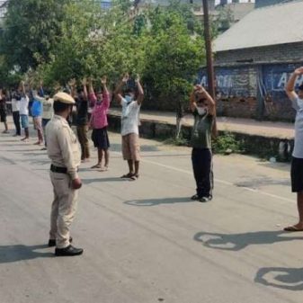 Police detained Covid SOP violators