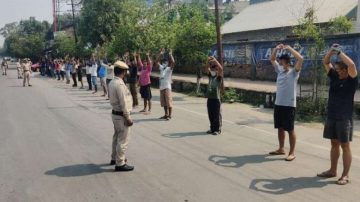 Police detained Covid SOP violators