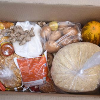 Food items distributed