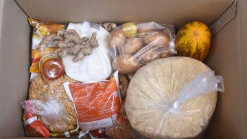 Food items distributed