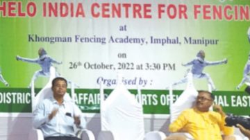 Khelo India Center for Fencing inaugurates at Khongman