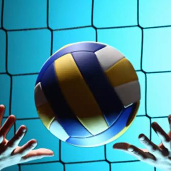 Volleyball match held at Kharasom