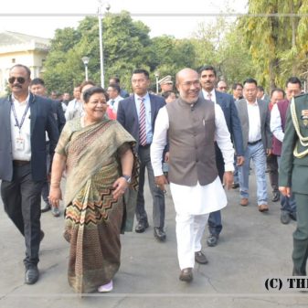 Governor designate Anusuiya Uikey arrives in Imphal