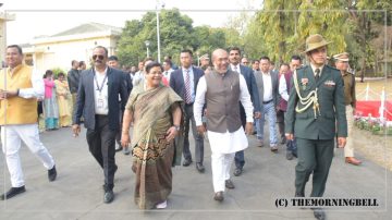 Governor designate Anusuiya Uikey arrives in Imphal