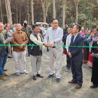 MLA Haokholet inaugurates PMGSY road
