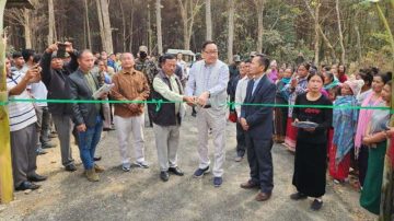MLA Haokholet inaugurates PMGSY road