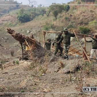 21 huts constructed inside Nongmaiching RF destroyed