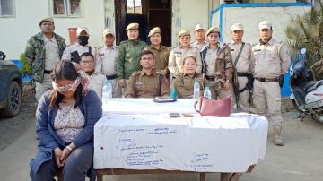 Woman arrested with 5.115 kg of Brown Sugar