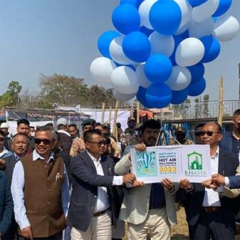 Ramdas opens 1st NE Aero Sports Hot Air Baloon & Para Motors Fiesta in Bishnupur