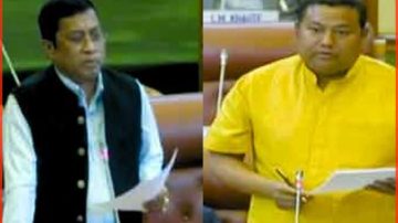 Ranjit, Susindro spar over water supply in Imphal area.