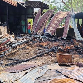 School Properties turned to ashes