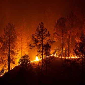 Burning fire on roads passing through RF banned