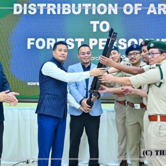 Forest guards now equipped with arms