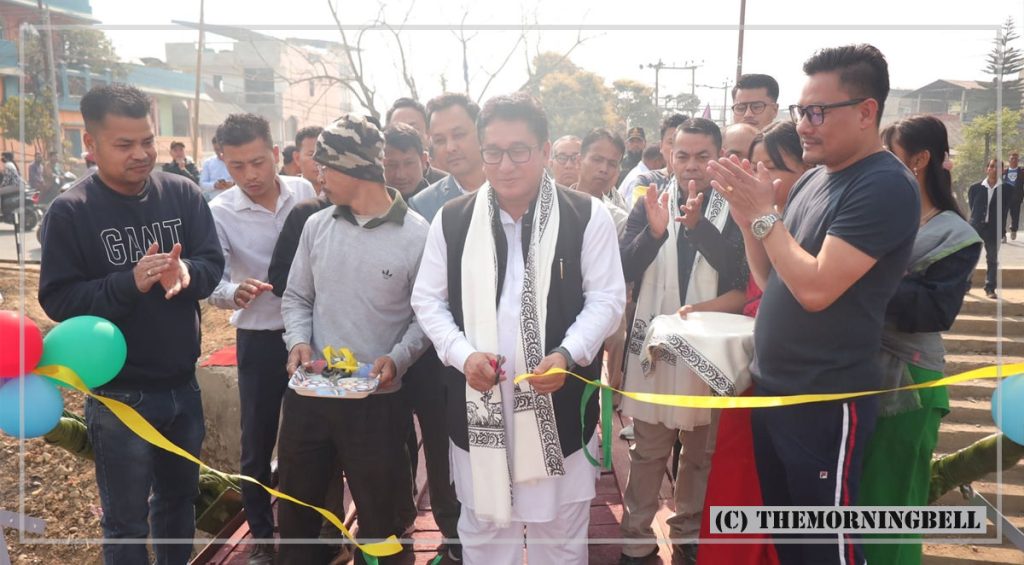MLA Arunkumar hands over hanging bridge
