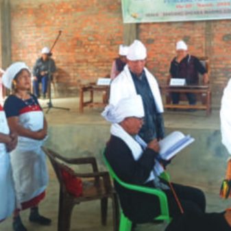 Maring folk song festival held at Sandang Senba