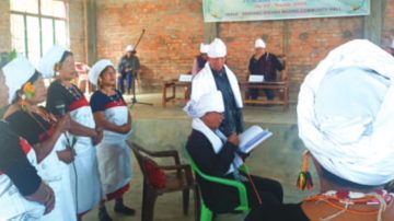 Maring folk song festival held at Sandang Senba