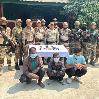 Thoubal Police nabs 3 overground workers of PLA