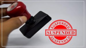 police suspended
