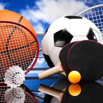 Sports items distributed to youths