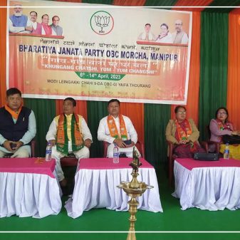 BJP Manipur Pradesh OBC Morcha launch Khunggang Chatsi Yum Yum Changsi campaign
