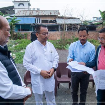 CM inspects Tribal Chiefs Guest House