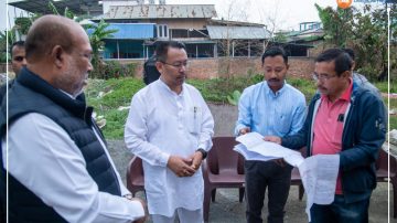 CM inspects Tribal Chiefs Guest House