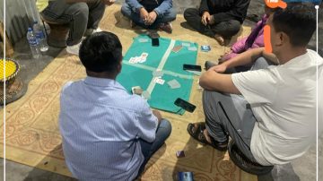 Police crackdown on gambling, eight pulled up