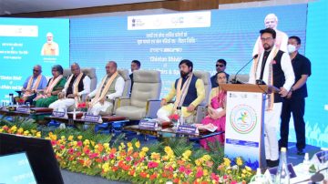Union Minister Anurag Thakur inaugurates Chintan Shivir at City Convention Centre