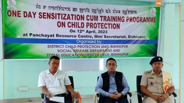Child protection training held in Bishnupur