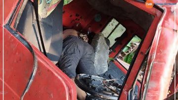 Driver dies as truck falls into gorge