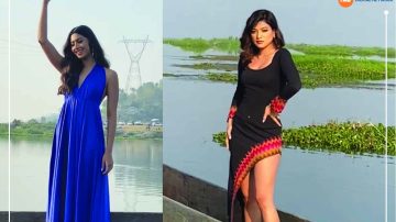 Femina Miss India finalists strike pose at Loktak Lake