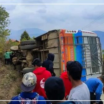 13 injured In bus accident in Ukhrul