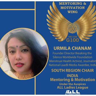 Urmila appointed Regional Chair for Southern India