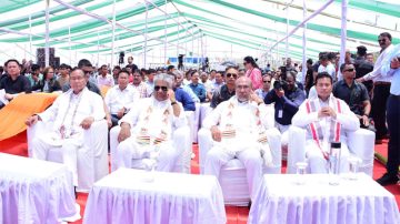 CM, Union Min Bhupender attend Mann Ki Baat at Sendra