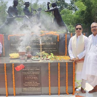 Nupi Lan’s statue unveiled in Assam