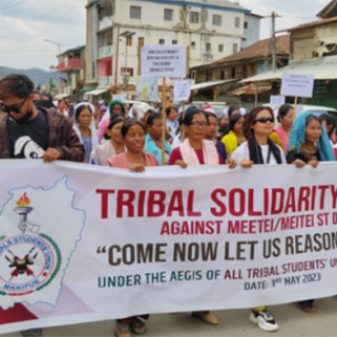 ‘Tribal Solidarity March’ taken out across hill dists