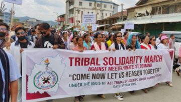 ‘Tribal Solidarity March’ taken out across hill dists