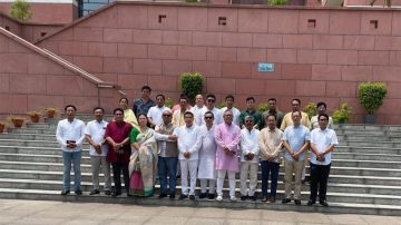 BJP, NPP, JD-U MLAs meet Central leaders