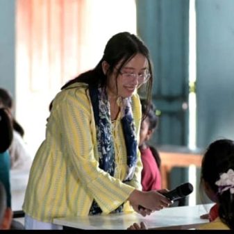 Mental Health Advocate Deepika Mayanglambam Shines a Spotlight on Child Well-being at Manipur Relief Camp