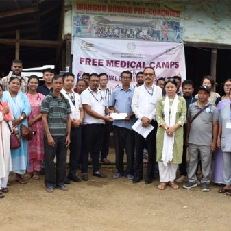 Free medical camp for internally displaced persons conducted in Bishnupur