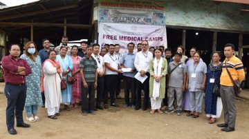 Free medical camp for internally displaced persons conducted in Bishnupur