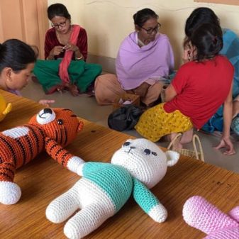 Relief camp inmates to crochet amigurumi dolls making for global marketing