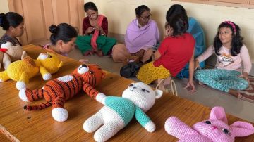 Relief camp inmates to crochet amigurumi dolls making for global marketing