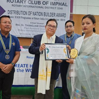 Rotary Club of Imphal honours teachers with Nation Builder Awards