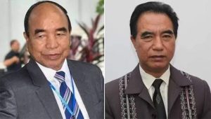 Former Mizoram CM Zoranthanga left and Laiduhomas ZPM right