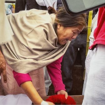 Lifeless bodies of 13 deceased brought to JNIMS mortuary on Tuesday early wee hour, bodies to be buried at Andro