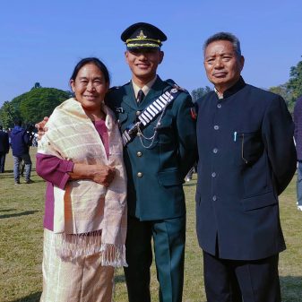 Senapati lad Kreyilu Pfoze commissioned as Lieutenant in Indian Army