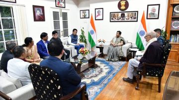 VCs, Dean discuss Viksit Bharat@2047 prog with Governor Uikey